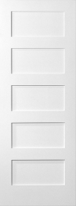 8405 5 Panel Primed Shaker Style