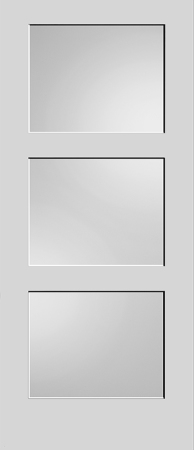 8433 3 Panel Shaker White Lami