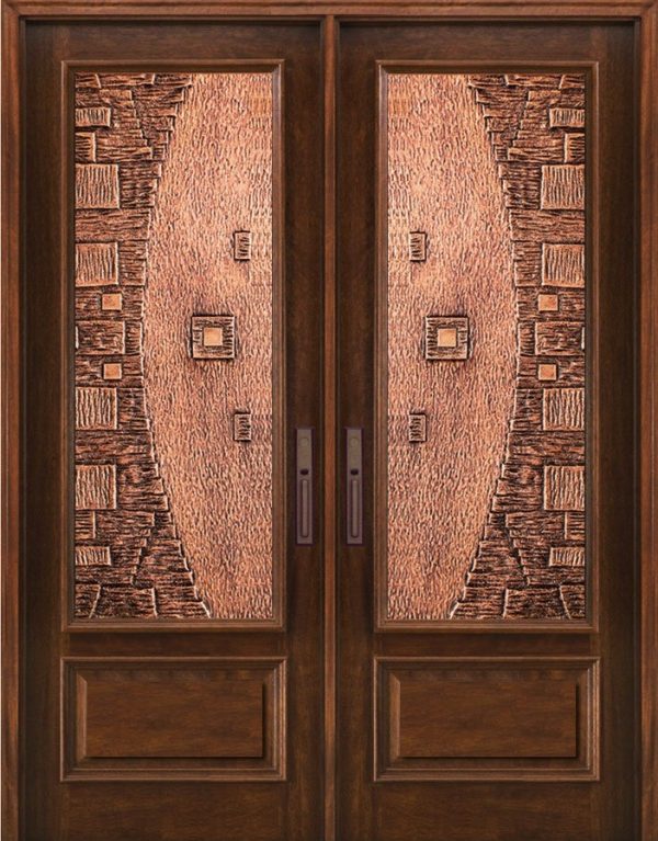 WD-10 Copper Wood Door